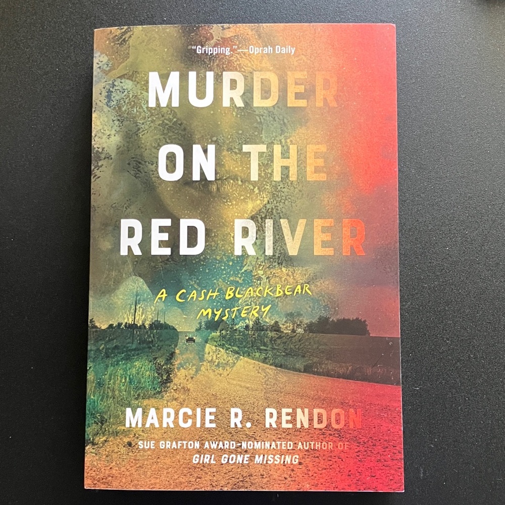 Mystery Paperback Book Murder on the Red River Novel Rendon Cash Blackbear 2017